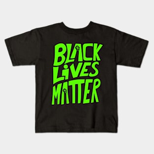 BLM (Light Green) Kids T-Shirt